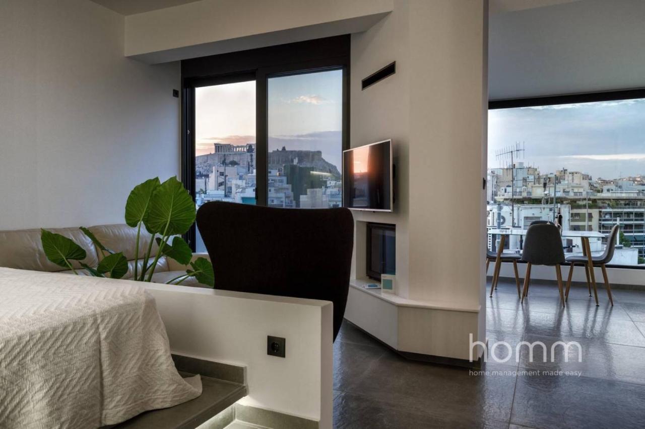 59M² Homm Loft- Penthouse With Acropolis View,2Ppl Apartment Athena Bagian luar foto