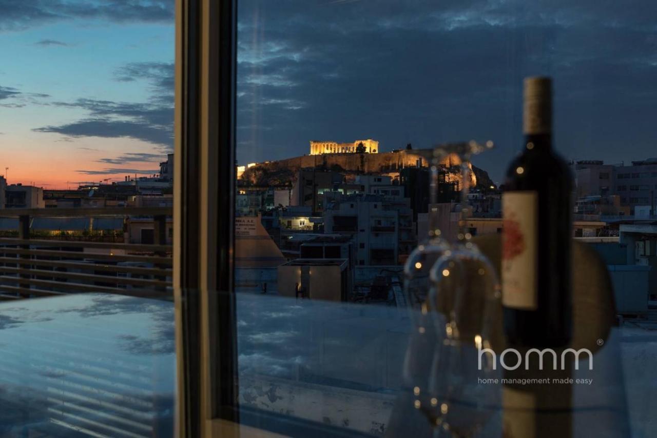 59M² Homm Loft- Penthouse With Acropolis View,2Ppl Apartment Athena Bagian luar foto