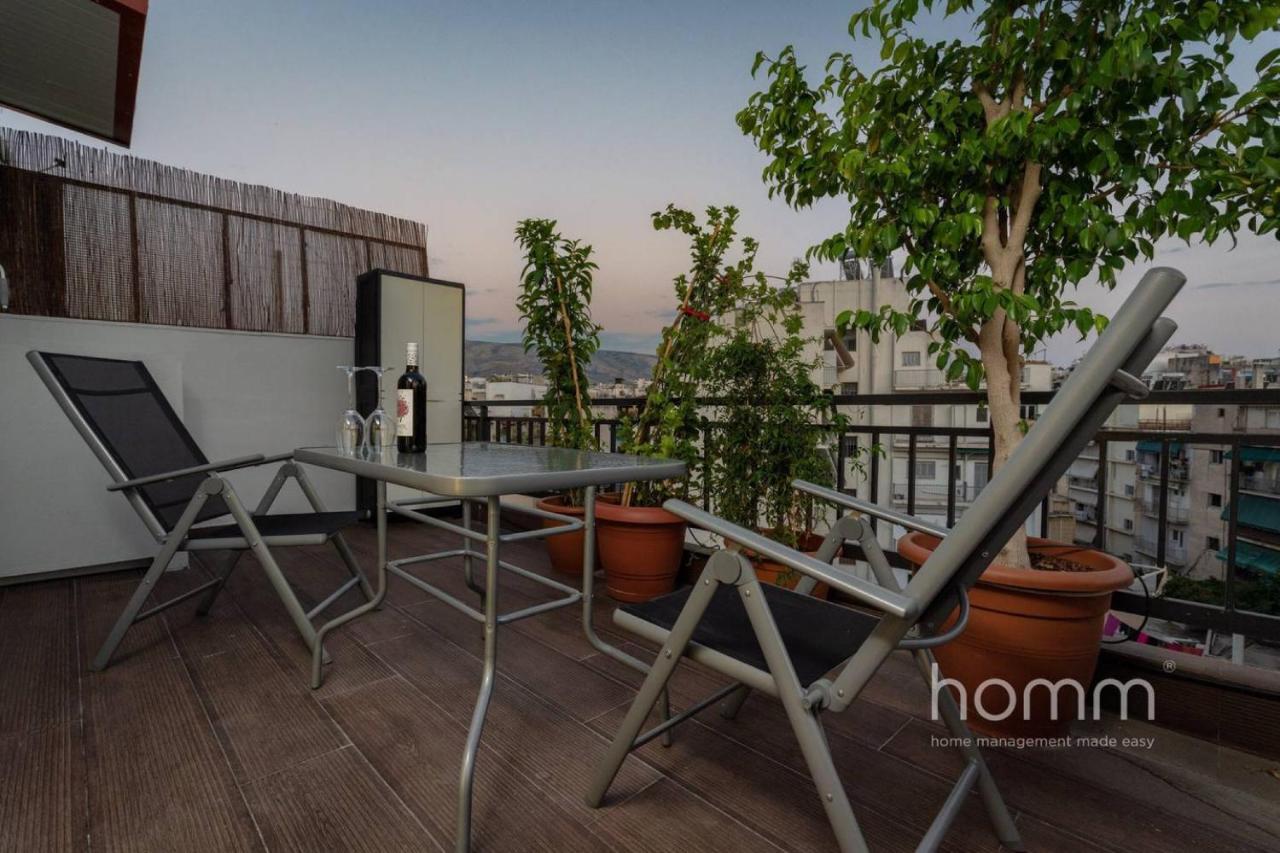 59M² Homm Loft- Penthouse With Acropolis View,2Ppl Apartment Athena Bagian luar foto