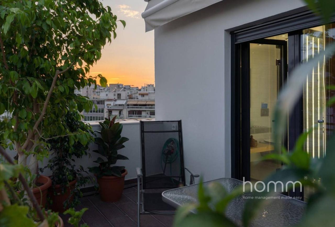 59M² Homm Loft- Penthouse With Acropolis View,2Ppl Apartment Athena Bagian luar foto
